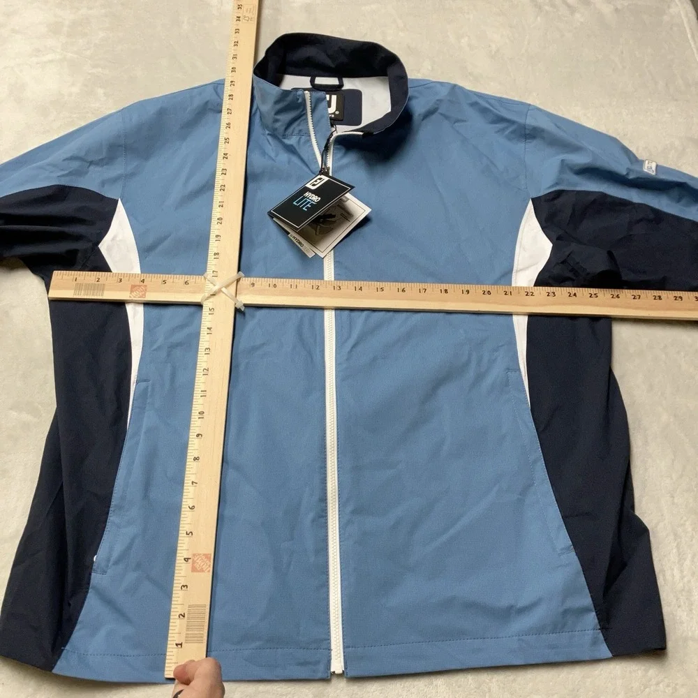 NWT Footjoy Dryjoys Hydrolite Golf Rain Jacket Mens XL Indigo Navy 28199